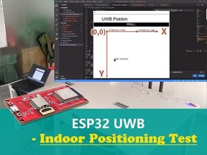 ESP32 UWB Indoor Positioning Test