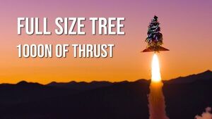 Rocket Powered Christmas Tree