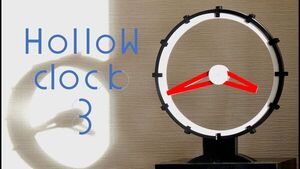 Hollow Clock 3 - 3D printed