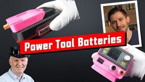 Creative uses of Power Tool Batteries for Mobile Projects