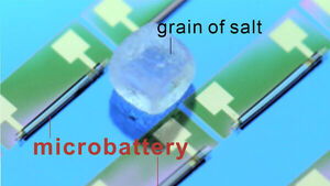 World's Smallest Battery Can Power Computers with the Size of a Grain of Dust