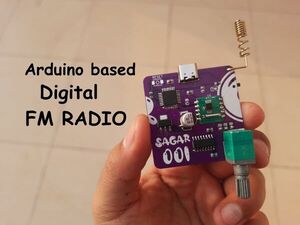 Arduino based Digital Audio FM Radio using RDA5807