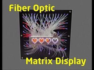 Fiber Optic Matrix Display
