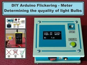 Arduino flicker meter-Determining the quality of light bulbs