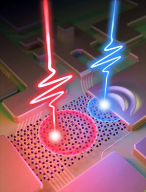 Laser bursts drive fastest-ever logic gates
