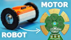 Tiny Robot | New PCB-Motor Wheels + 500mAh Battery