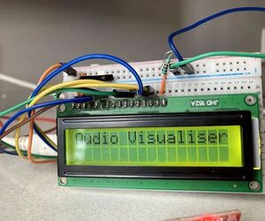 Audio Visualizer With an LCD Display
