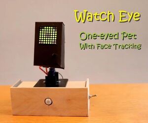 WatchEye - One Eyed Pet With Face Tracking