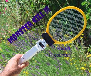 Ultimate Mosquito Swatter Mod for Gamer: Add Kill Counter, Sound, Rechargeable Battery.