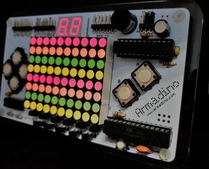 Armadino - an Arduino Gameboy, Clock, Electronic Lab, TVout Console and More...