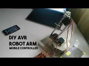 Mobile Controlled Robot Arm From Scratch V1