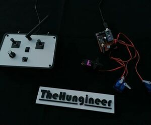 DIY Arduino 7ch Transmitter in a 3d Printed Case