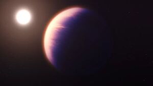 Carbon dioxide in an exoplanet atmosphere