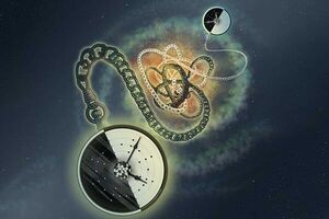 A quantum network of entangled atomic clocks