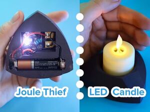 Joule Thief LED Tea Light Adapter