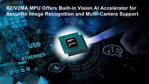 Renesas Expands RZ/V Series with Built-in Vision AI Accelerator for Accurate Image Recognition and Multi-Camera Image Support