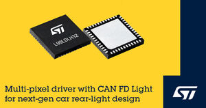 STMicroelectronics’ multi-pixel driver with CAN FD Light powers next-generation automotive lighting