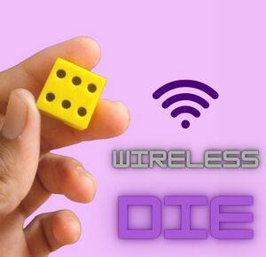 Wireless Die and Wireless Receiver Using ESP-Now (Mental Die)
