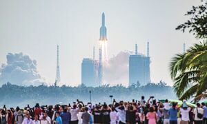 China successfully launches final part of its three-module space station, to complete T-shape structure assembly