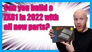 Building a ZX81 with all new parts in 2022
