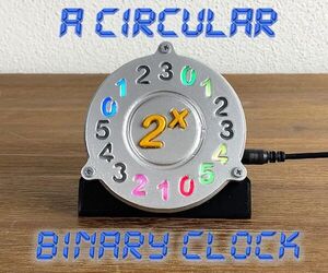 A Circular Binary Clock