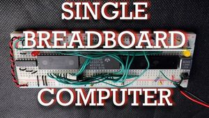 A 6502 Based Computer on a Single Breadboard
