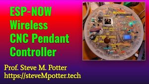 Wireless CNC Pendant with ESP-NOW by Steve M Potter
