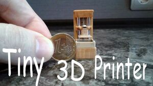 Smallest 3D Printer in the World | World Record | Portable | DIY
