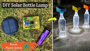 Solar Bottle Lamp by using TP4056