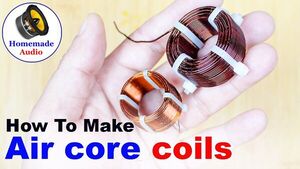 How To Make Air Coil inductors