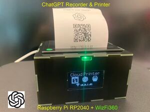 ChatGPT Recorder & printer (Cloud Printer)