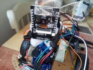 Tracking and Search Function with ESP32 and arduino robot