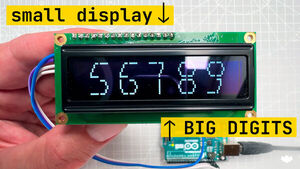 small display BIG DIGITS project