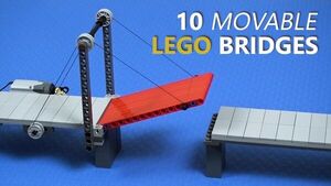 Building 10 MOVABLE Lego Bridges