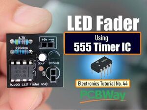 LED Fader Using 555 Timer IC