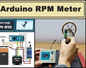 Arduino Tachometer (RPM Meter) With IR Sensor Module