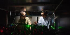 Quantum Entanglement of Photons Doubles Microscope Resolution
