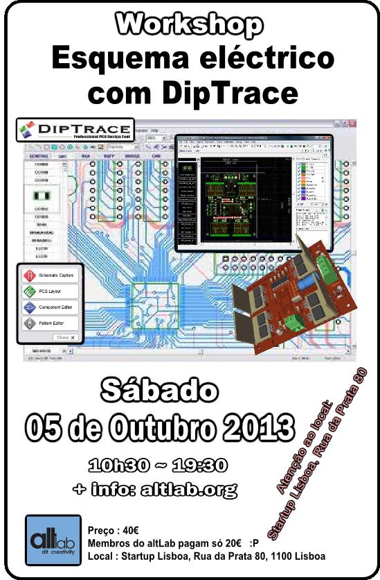 Workshop Esquema Eléctrico com DipTrace